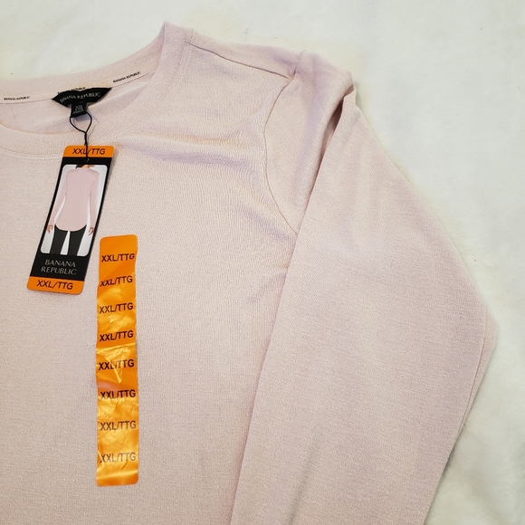 Banana Republic Women's Pink Long Sleeve Top - Picture 6 of 11